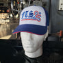 25th Anniversary Blue and White trucker style cap hat