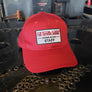 Full Throttle Saloon red adjustable "Staff" cap / hat