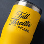 Full Throttle Don't Tread On Me 20 oz Tumbler – Yellow