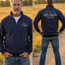Full Throttle Sturgis Quarter-Zip Sweatshirt – Navy