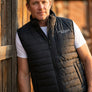 Full Throttle Rocker Quilted Ride Vest – Black