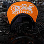 FTS Logo fitted hat - black with orange