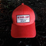 Full Throttle Saloon red and black adjustable "Staff" cap / hat
