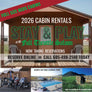 2026 Rally - Cabin Reservation - Two Full Size Beds
