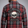 Full Throttle Rocker Plaid Flannel – Red, Gray & Black