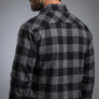 Full Throttle Heritage Road Patch Buffalo Plaid Flannel – Gray & Black