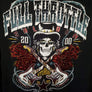 FTS Ladies Libertywear FT7188 - "Knockin' On Heaven's Door" Women's black long sleeve top with lazer cut back
