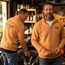 Full Throttle Sturgis Quarter-Zip Sweatshirt – Brown