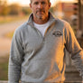 Full Throttle Sturgis Quarter-Zip Sweatshirt – Gray