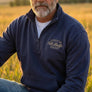 Full Throttle Sturgis Quarter-Zip Sweatshirt – Navy