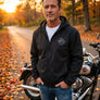 Full Throttle Hooded Ride Jacket – Black