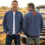 Full Throttle Rocker Denim Work Shirt – Blue