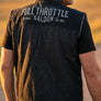 Full Throttle Cutoff Denim Vest – Black