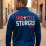 Full Throttle Sturgis Track Jacket – Navy