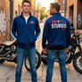 Full Throttle Sturgis Track Jacket – Navy