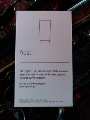 20 oz Frost Stainless Steel Tumbler