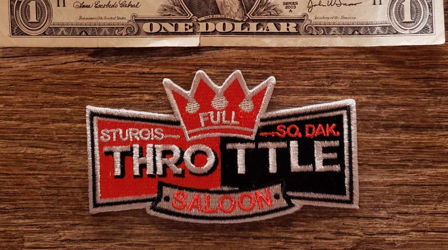 Patch 11 - Full Throttle Saloon Crown and Chevron patch