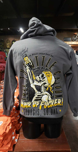 FTS Drink Up Fucker Pullover Hoodie - signed by Michael Ballard
