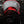 FTS Red flatbill snapback hat with silver gray embroidery