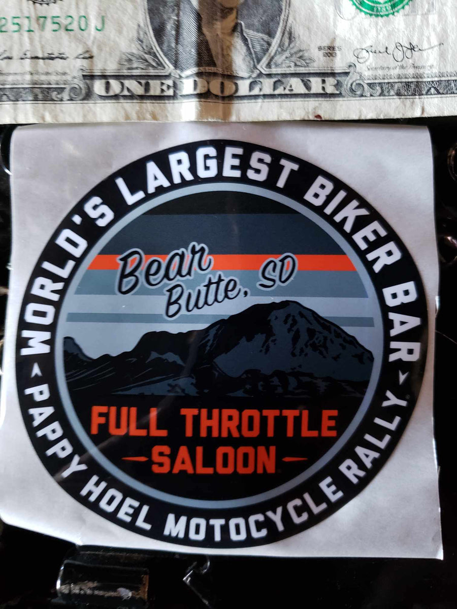 Sticker 17 - Full Throttle Bear Butte sticker
