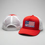 Full Throttle Sturgis American Flag Trucker Hat – Red, White & Blue