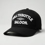 Full Throttle Sturgis Puff Embroidered Snapback Hat – Black & White