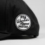 Full Throttle Sturgis Puff Embroidered Snapback Hat – Black & White