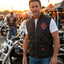 Full Throttle Quilted Ride Vest – Black & Red