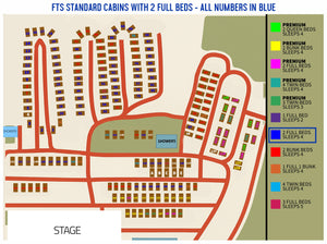 2026 Rally - Cabin Reservation - Two Full Size Beds