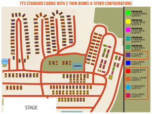 2026 Rally - Cabin Reservation - Bunk Beds & Other Options