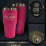 Full Throttle Sturgis 20 oz Freedom Tumbler – Pink & Silver