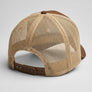 Full Throttle Rocker Patch Trucker Hat – Brown & Tan