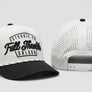 Full Throttle Sturgis Performance Golf Hat – White & Black