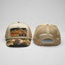Full Throttle Motorcycle Camo Trucker Hat – Tan