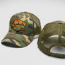 Full Throttle Mountain Camo Trucker Hat – Olive Green