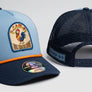 Full Throttle F-CAW-F Trucker Hat – Blue & Navy