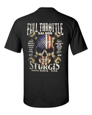 Sturgis Rally tshirts T-Shirt Tee Shirt Full Throttle Saloon